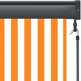  Vanjska roleta 100 x 250 cm bijelo-narančasta | shoptok.hr