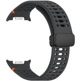 INF Združljivost s Samsung Watch 8/8 Classic: Magnetni silikonski pašček z luknjami Grey, (5000085941) | Shoptok.si