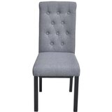  Jedilni stoli 2 kosa svetlo sivo blago, (20699621) | Shoptok.si