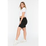 Trendyol Curve Black Biker Gatherer Knitted Leggings | ePonuda.com