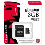 Kingston 8GB SD micro Industrial (SDHC Class 10 A1) (SDCIT2/8GB) memorija kártya + olvasó | shoptok.hr