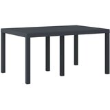  Stol za vrt Antracit 150 x 100 x 73 cm poliratan | Eponuda.com