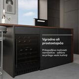 Klarstein Velaire vgradna vinoteka | sodobna, elegantna | zaščita pred UV-žarki | dve območji | 46 steklenic | Shoptok.si