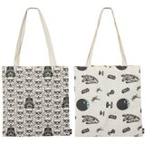 Star Wars Platnena shopping torba uzorak s ikonama, 48 x 43 x 17 cm | shoptok.hr