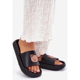 Boto Women's Foam Slippers With Bear Black Lalon | Shoptok.si