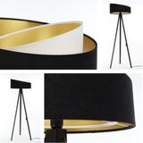  Stojeća lampa GALAXY 1xE27/60W/230V crna/wenge | Eponuda.com