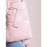 Yups Velour puffer jacket short pink | shoptok.hr