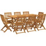  9-dijelni vrtni blagovaonski set 180x90x75 cm bagremovog drva | Eponuda.com