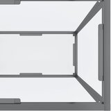  Konzolni stol prozirni 160 x 35 x 75,5 cm od kaljenog stakla | shoptok.hr