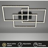 Lesnina XXXL Brilo - LED prigušiva stropno svetlo FRAME LED/57W/230V 3000K crno | Eponuda.com