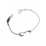 Vuch Shiny Heart Black Bracelet | Shoptok.si