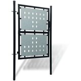 vidaXL crna jednostruka vrata za ogradu 100 x 250 cm | shoptok.hr