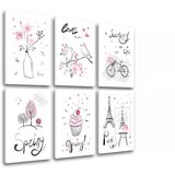  Slike na platnu za otroke XOBKID035E6 (moderne slike) | shoptok.hr