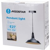 Aigostar Luster na sajli 1xE27/60W/230V, crne boje Slike