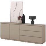 MID.YOU ŠIROKA KOMODA, rjavosiva | Shoptok.si
