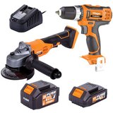 Villager set aku bušilica i brusilica fuse craftman set 1 | Eponuda.ba