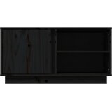 TV ormarić Crna 80 x 35 x 40,5 cm od masivne borovine | Eponuda.com