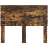  Uzglavlje s uzglavljem Dimljeni hrast 120 cm Konstruirano drvo | shoptok.hr