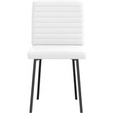  Jedilni stoli 4 kosi belo umetno usnje | Shoptok.si