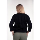 MINORITY Black soft sweater with zipper closure | shoptok.hr