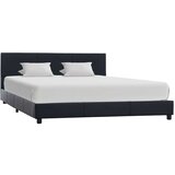  Posteljni okvir črno umetno usnje 140x200 cm | Shoptok.si