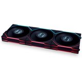 Lian Li ventilator za ohišje uni fan tl lcd 120 argb pwm 120mm, 3 pack + controller, črna | Shoptok.si