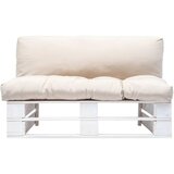  Vrtna sofa od paleta od borovine s jastucima boje pijeska | shoptok.hr