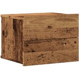  Zidni noćni ormarići 2 kom Staro drvo 40x32x30 cm | shoptok.hr