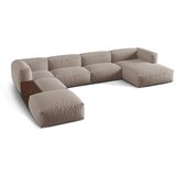 Micadoni Bež kutna garnitura (s lijevim kutom/u obliku slova "U") Martina – Home | shoptok.hr