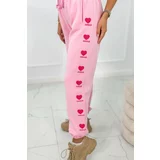 Kesi Pink Amour Cotton Trousers