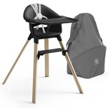 Stokke otroški stolček za hranjenje clikk™ black natural | Shoptok.si