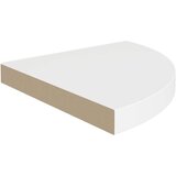  Plutajuća kutna polica bijela 35 x 35 x 3 8 cm MDF | shoptok.hr