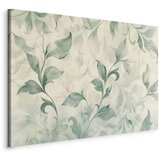  Slika - Watercolor Botanical Motif Delicate Green-Beige Leaves 120x80 Standard | shoptok.hr