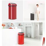 Brabantia koš na dotik rdeč 402487 | Shoptok.si