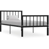 Za krevet crni metalni 100 x 200 cm Cijene