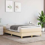  Krevet box spring s madracem krem 120 x 190 cm od tkanine | shoptok.hr