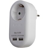 Entac RAZDELILNIK 1x vtinica in 2x USB Cene
