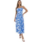 Italy Moda Dress-MI-SK-23817-9.81-white-blue | Shoptok.si