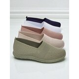 Resti Gaia Verde Women's Moccasins – Comfortable Green Fabric Flat Shoes | shoptok.hr