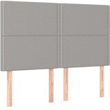  Krevet s oprugama i madracem svjetlosivi 140x190 cm od tkanine | shoptok.hr