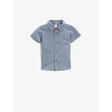 Koton Shirt - Blau - Regular fit