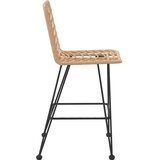  Barski stolci 2 kom 45 x 56 x 103,5 cm od PE ratana i čelika | shoptok.hr