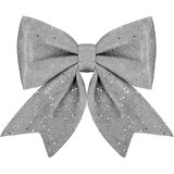 springos set božićnih mašni, 8 x 8 cm, 6 kom., glitter srebrna Cijene