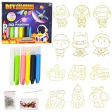  3D set za slikanje inspiriran svemirom - 12 elemenata | Shoptok.si