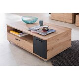 Livetastic KLUBSKA MIZA, antracit, barve hrasta | Shoptok.si