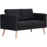 Maison Chic kavč - Sofa - Kanape dvosed iz blaga črn, (21726695) Cene