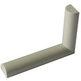 Dizajnerski nosač police (90 x 28 x 135 mm, Opteretivost: 65 kg, Čelik, Bijele boje) Cijene