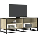 vidaXL TV omarica sonoma hrast 120,5x40x46 cm inženirski les in kovina Cene