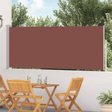  Uvlačiva bočna tenda za terasu 120 x 500 cm smeđa | shoptok.hr