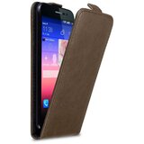 Cadorabo Ohišje, združljivo z Huawei ASCEND P7 v kava rjava - Zaščitni ovitek v obliki flipa z magnetnim zapiranjem, (20562473) | Shoptok.si